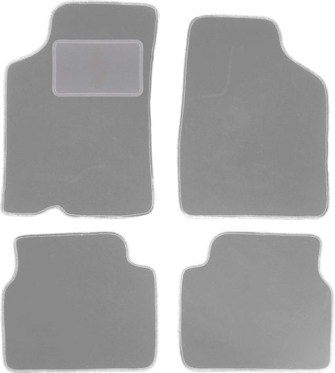 Gray Car Mats Kia Sephia Ii Sedan 1997-2001