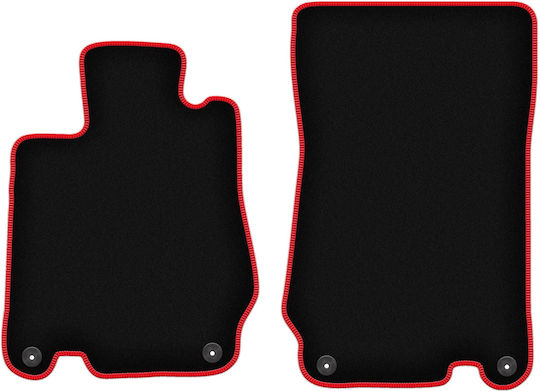 Carlux-rote Autoteppiche Mercedes SL R230 Roadster 2001-2011