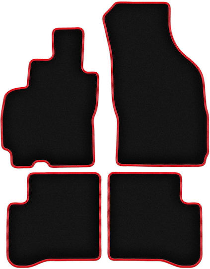 Carlux-red Car Mats Hyundai Atos Hatchback 1997-2008