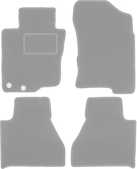 Gray Car Mats Toyota Hilux Viii Pickup 2015