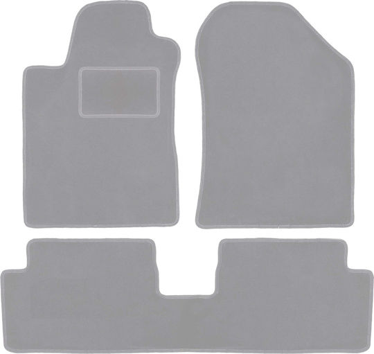 Gray Car Mats Toyota Corolla Verso II Minivan 2004-2009