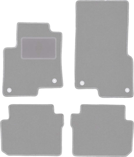 Gray Car Mats Smart Forfour I Hatchback 2004-2007