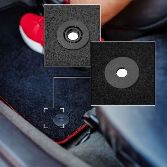 Carlux-red Car Mats Chevrolet Captiva 7 Seater 2006-2017