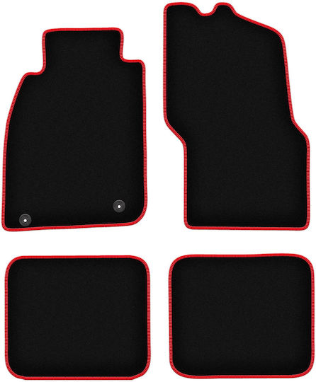 Carlux Red Car Mats Mitsubishi Carisma Sedan Liftback Hatchback 1995-2004