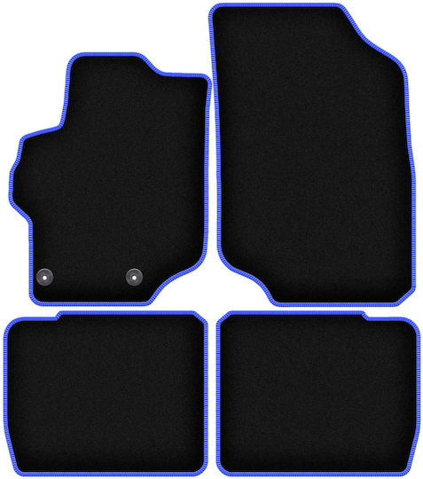 Carlux-blue Car Mats Citroen C-elysee Sedan 2012