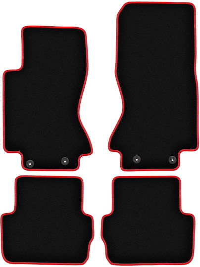 Carlux-red Car Mats Jaguar S-type X204 Sedan 2002-2008