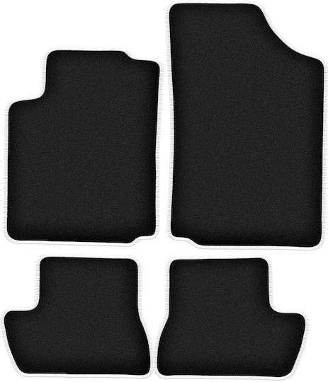 Carlux-silver Car Mats Citroen C2 Hatchback 2003-2009