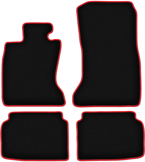 Carlux Red Car Mats Bmw 7 F01 Sedan 2008-2015