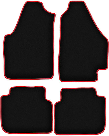 Carlux-red Car Mats Lancia Musa Minivan 2004-2012