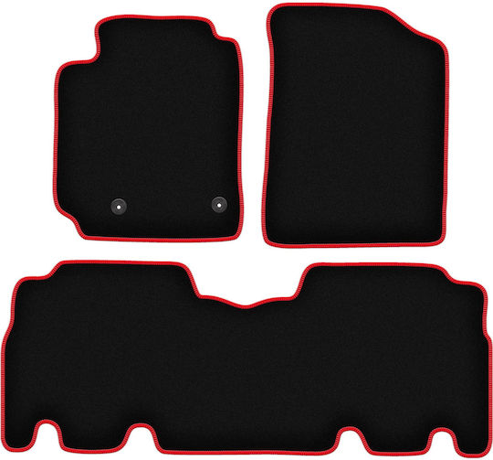 Carlux-rote Autoteppiche Toyota Yaris Verso Minivan 1999-2005