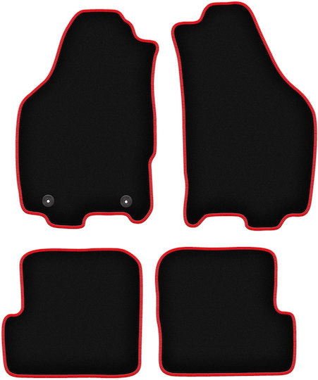 Covorașe auto Carlux-roșu pentru Lancia Ypsilon II Hatchback 2003-2011