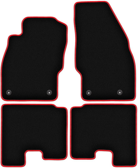 Carlux-red Car Mats Opel Adam Hatchback 2012