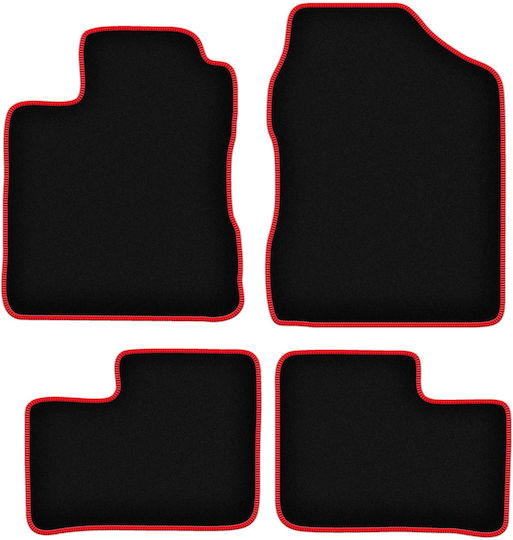 Carlux-red Car Mats Daihatsu Cuore Vi Hatchback 2003-2007