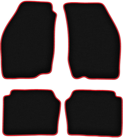 Carlux-red Car Mats Suzuki Baleno I Hatchback Sedan Station Wagon 1995-2007