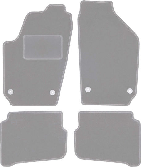 Graue Autofußmatten Seat Cordoba II Limousine 2002-2009