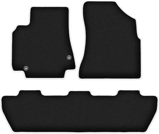 Carlux-silver Car Mats Peugeot Partner Ii Kombivan Tepee 5-seater 2008-2018