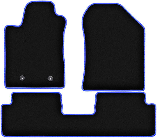 Carlux-blue Car Mats Toyota Corolla Verso Ii Minivan 2004-2009
