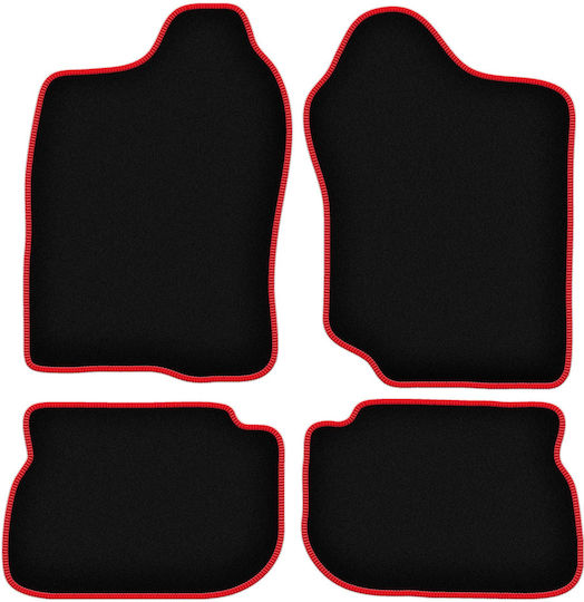 Carlux Red Car Mats Suzuki Jimny SUV 1998-2007