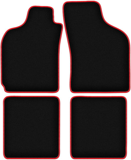 Carlux-red Car Mats Fiat Albea Sedan 2002-2010