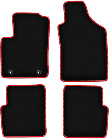 Carlux-red Car Mats Ford Ka Mk2 Fl Hatchback 2012-2018