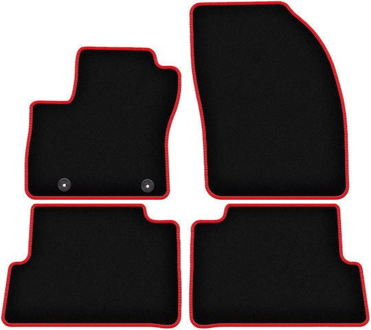 Covorașe auto Carlux-roșu pentru Ford C-max Mk2 Minivan 2010-2012