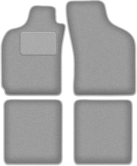 Gray Car Mats Fiat Albea Sedan 2002-2010