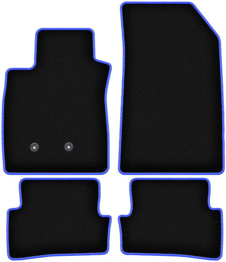 Carlux-blue Car Mats Renault Thalia Ii Sedan 2008-2013