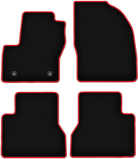 Carlux Red Car Mats for Ford Tourneo Connect Van 2013-2017