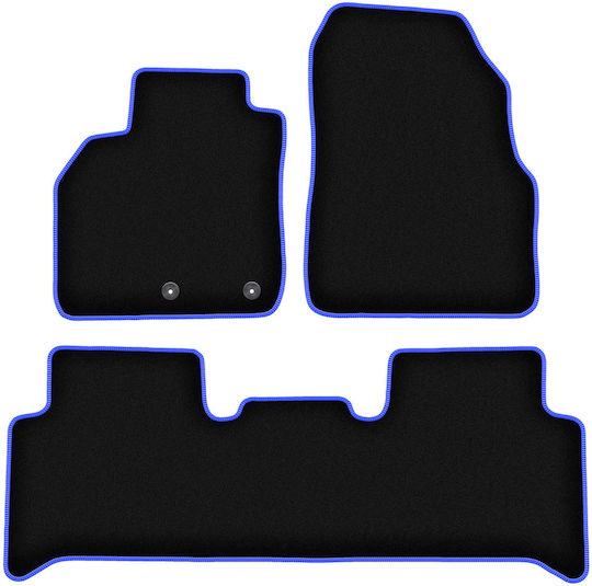Carlux Blue Car Mats Renault Grand Scenic II Minivan 2003-2009