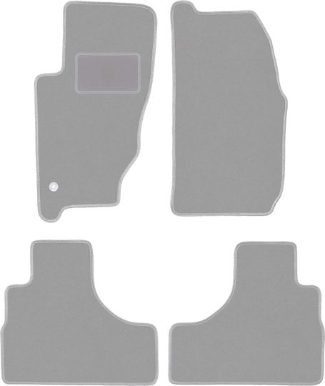 Graue Autofußmatten Jeep Cherokee Liberty KJ Offroad 2002-2007