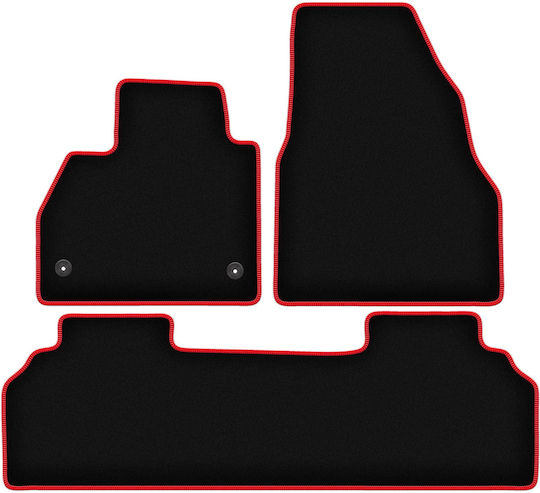Carlux-red Car Mats Mercedes Citan Van 2012