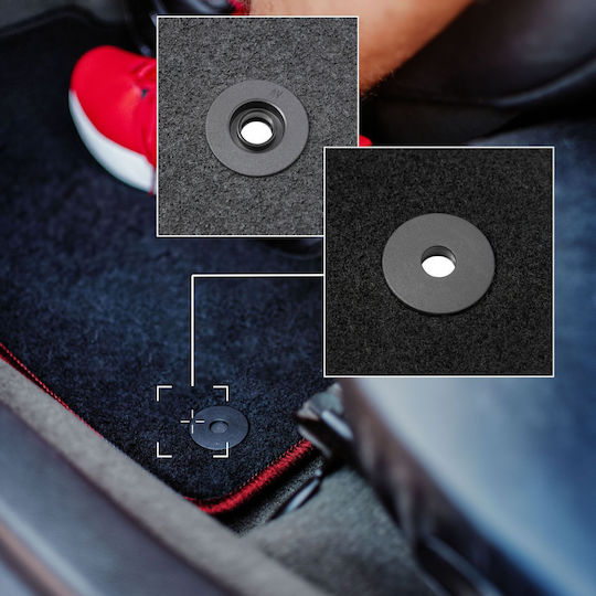 Carlux-red Car Mats Volkswagen Eos Convertible 2005-2015