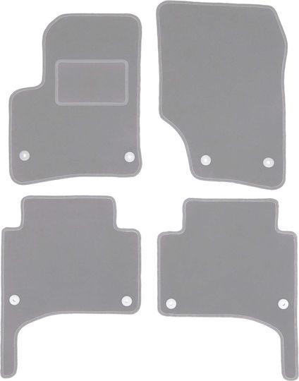 Graue Auto Fußmatten Porsche Cayenne I SUV 2002-2010