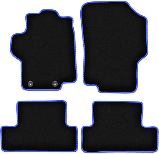 Carlux-blue Car Mats Peugeot 1007 Minivan 2004-2009