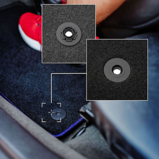 Carlux-blue Car Mats Peugeot 1007 Minivan 2004-2009