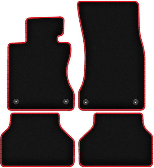 Carlux-rote Autoteppiche BMW 5 E60 Limousine 2003-2010