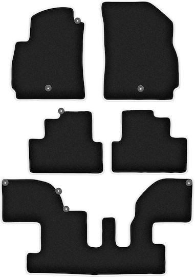 Carlux-Silber Autoteppiche Chevrolet Orlando I Minivan 2010-2018