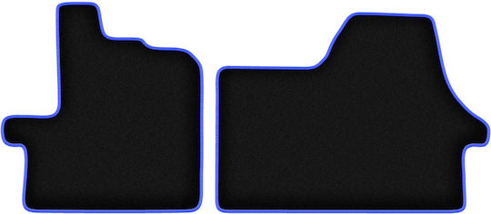 Carlux-blaue Fußmatten Fiat Ducato III Van 2006-2014