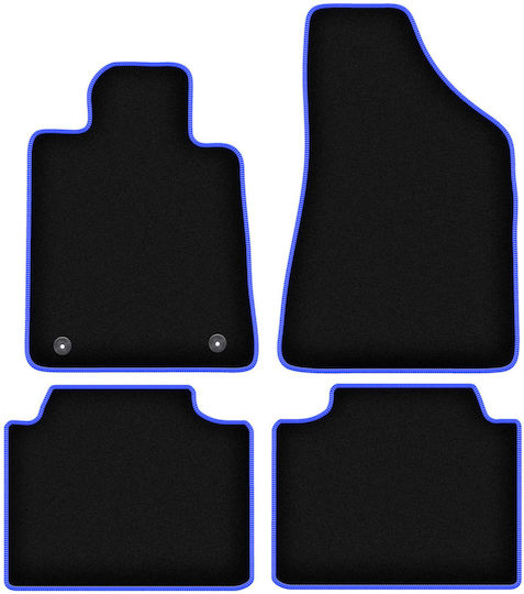 Carlux-blaue Autoteppiche Renault Safrane Liftback 1992-2000