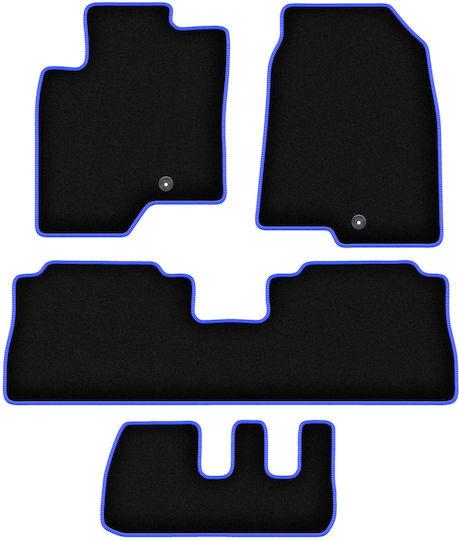 Carlux Blue Car Mats Chevrolet Captiva 7 Seater 2006-2017