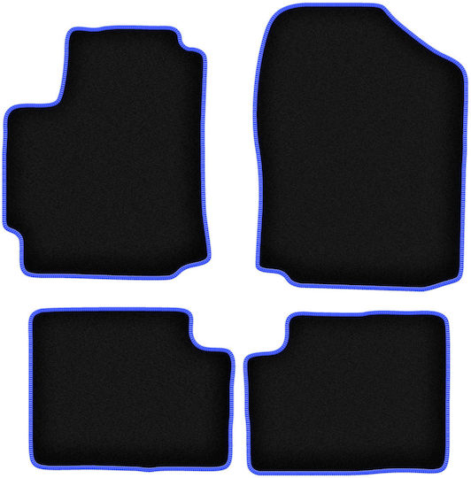 Carlux Blue Car Mats for Daihatsu Sirion III M300 Hatchback 2004-2010