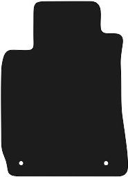 Polyamide Driver Mat Alfa Romeo Spider Convertible 2005 Rubberized Driver Mat