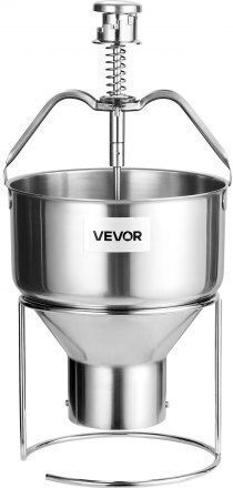 Vevor Donut Depositor Manual Doughnut Dropper Hopper Stainless Steel Dispenser