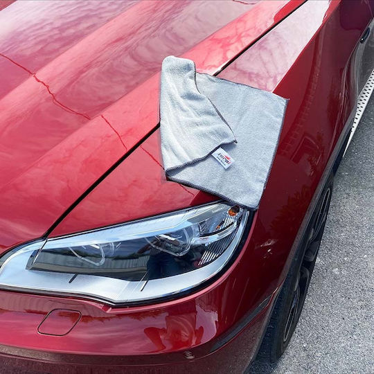 Auto Gs Μicrofiber Feral Detailing Πανιά Μικροϊνών Καθαρισμού Αυτοκινήτου Γκρι 40x38cm 3τμχ