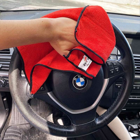 Auto Gs Μicrofiber Feral Detailing Πανιά Μικροϊνών Καθαρισμού Αυτοκινήτου Γκρι 40x38cm 3τμχ