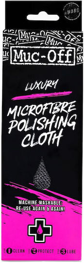Muc-Off Microfiber Cleaning / Polishing Cloth for Car Body 400gsm Grey 40x40cm