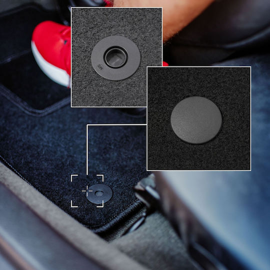 Black Velvet Car Mats Mercedes-Benz GLK X204 SUV 2008-2015