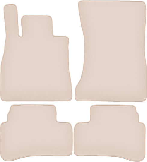 Premium Beige Floor Mats Mercedes S W222 Sedan 2013-2020