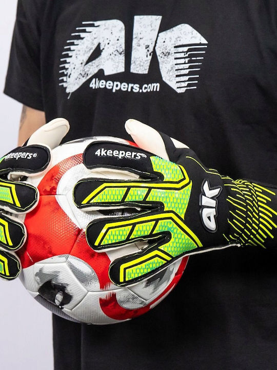 4Keepers Голмански ръкавици Детски Черен