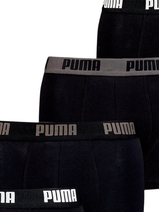 Basic Ανδρικά Μποξεράκια Μαύρα 4Pack